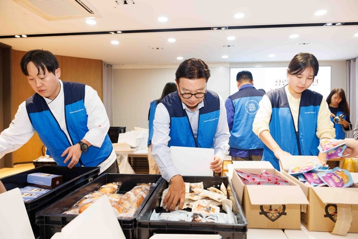 빵 나누며 맞이한 40주년... 파리크라상, 임직원과 함께 ‘기부 앤 테이크’ 진행