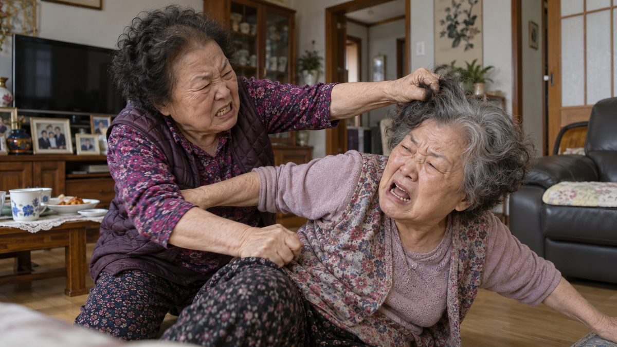 한국 가정의 격렬한 몸싸움.png