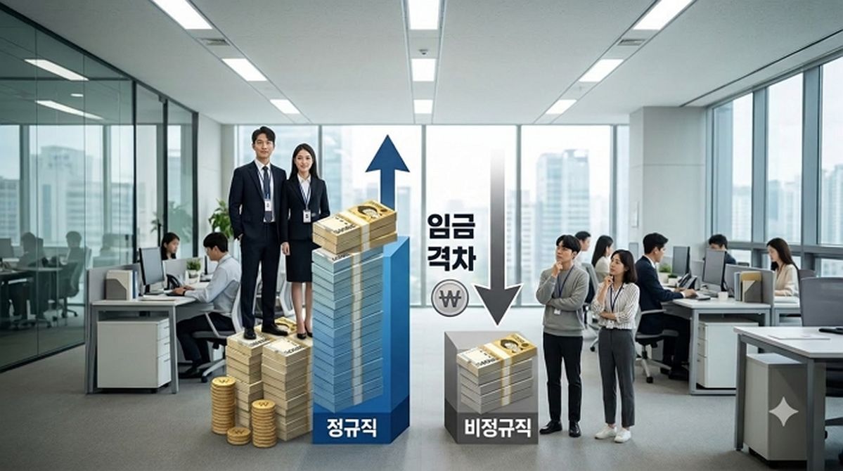 2026년 정규직·비정규직 임금차이 ‘역대 최대’