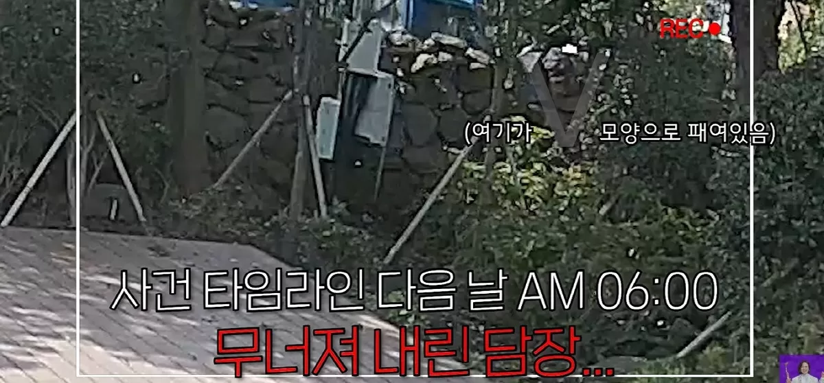 김숙, 120평 제주家 담장 무너졌다..협박인가? 범인 꼭 잡을 것 CCTV 확인해보니
