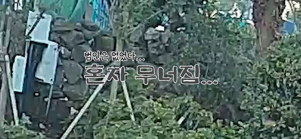 김숙, 120평 제주家 담장 무너졌다..협박인가? 범인 꼭 잡을 것 CCTV 확인해보니